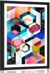 Dovido Poszter paszportuval absztrak geometria - 20x30 no frame