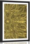 Dovido Poszter paszpartuval, mandala textúra. - 60x90 no frame