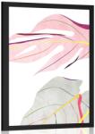 Dovido Poszter elegáns monszter levél - 40x60 white