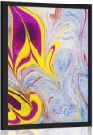 Dovido Poszter absztrakció Ebru stílusban - 30x45 white