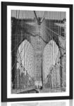 Dovido Poszter paszportuval Manhattan híd New Yorkban - 30x45 silver