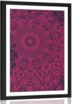 Dovido Poszter paszportuval stílusos Mandala - 20x30 black