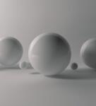 Dovido Tapéta szürke labdák - 245x270