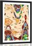 Dovido Poszter paszpartuval, absztrakt anya ábrázolásban. - 40x60 white