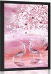 Dovido Poszter gémek a varázsfa alatt rózsaszín kivitelben - 30x45 white