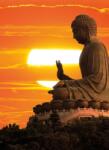 Dovido Tapéta Buddha szobor naplementénél - 196x270