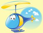 Dovido Tapéta helikopter a felhőkben - 294x270