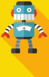 Dovido Tapéta vidám robot - 147x270