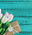 Dovido Öntapadó fotótapéta tulipán csokor borítékkal - 245x270