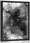 Dovido Poszter modern médiafestés fekete fehérben - 30x45 no frame