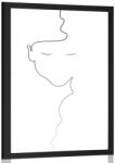 Dovido Poszter nő minimalista kivitelizésben - 60x90 silver