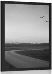 Dovido Poszter varázslatos naplemente fekete fehérben - 60x90 black