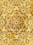 Dovido Tapéta arany etnikus Mandala - 196x270