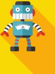 Dovido Öntapadó tapéta vidám robot - 196x270