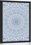Dovido Poszter Mandala része kék színben - 20x30 black