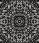 Dovido Öntapadó tapéta Mandala vintage stílusban fekete fehérben - 245x270
