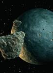 Dovido Öntapadó tapéta meteoritok a bolygó körül - 196x270