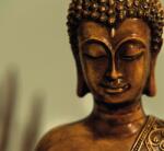 Dovido Öntapadó tapéta bronz Buddha szobor - 294x270