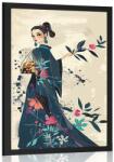 Dovido Poszter japandi divatikon - 60x90 black