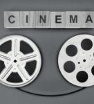Dovido Öntapadó fotótapéta filmszalag fekete fehérben - 245x270