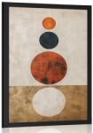 Dovido Poszter japandi modern körökkel. - 60x90 black