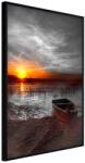 Artgeist Poszter romantikus naplemente - Rising Sun - 40x60 / Black