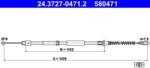 ATE Cablu, frana de parcare ATE 24.3727-0471.2 (24.3727-0471.2)