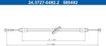ATE Cablu, frana de parcare ATE 24.3727-0492.2 (24.3727-0492.2)