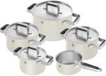 ZWILLING Set de Gatit Zwilling Pure Cookware Otel Inoxidabil 18/10 9 Piese Ivory (1011817)