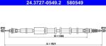 ATE Cablu, frana de parcare ATE 24.3727-0549.2 (24.3727-0549.2)