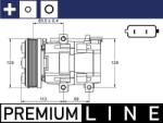 MAHLE Compresor, climatizare MAHLE BEHR *** PREMIUM LINE *** ACP 88 000P (ACP 88 000P)