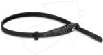 Navilock Univerzális Biztonsági Kábelkötő számkombinációs zárral Hossza 410 x Szélessége 10 mm fekete (4043619209309)