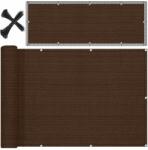JohnGreen Husă de balcon 7x1m, 150 g/m2 - Maro închis (SDH436-DARK_BROWN)