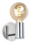 Briloner - Стенен осветител за баня 1xE27/10W/230V IP44 полирано хромово покритие (BL2326)