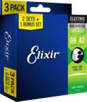 Elixir 16550 OPTIWEB Coating Super Light 9-42 3-PACK Corzi chitare electrice (16550)