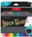 Faber-Castell Creioane colorate, set, triunghiulare, FABER-CASTELL "Black Edition", 100 de culori diferite, 100 buc