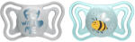CHICCO Physio Light szilikon cumik kék 2-6 hónapos, 2 db
