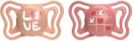 CHICCO Physio Light szilikon cumik rózsaszín 16-36 hónapos korig, 2 db