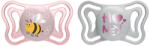 CHICCO Physio Light szilikon cumik rózsaszín 2-6 hónapos, 2 db