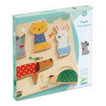 DJECO Puzzle din lemn Animale de companie, Djeco (DJ01051)
