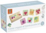 Orange Tree Toys Puzzle din lemn in cutie Legume, Orange Tree Toys (OTT06894)