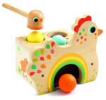 DJECO Jucarie bebe Gaina cu oua Tapatou, Djeco (DJ06305) - infant