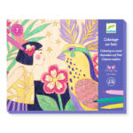 DJECO Atelier de pictura pe lemn Fete si flori, Djeco (DJ08738) - infant