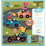 DJECO Planse cu abtibilduri repozitionabile Vehicule, Djeco (DJ09073) - infant