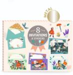 DJECO Set de invitatii Prietenii din gradina, Djeco (DD03493)