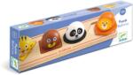 DJECO Puzzle din lemn Animale salbatice, Djeco (DJ01120)