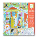DJECO Planse de colorat cu surprize Jocurile Ninei, Djeco (DJ09683) - infant