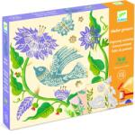 DJECO Atelier creativ de gravura Pasiune pentru flori, Djeco (DJ09352)