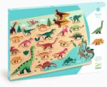 DJECO Puzzle lemn Dinozauri, Djeco (DJ01832) - infant