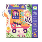 DJECO Joc creativ de razuit Casute trasnite, Djeco (DJ09713)